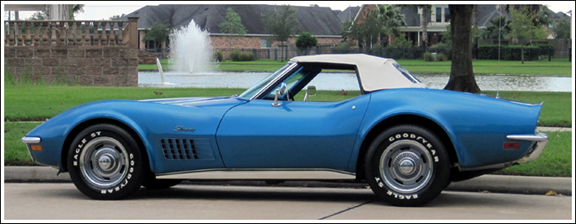 1968-75 Chevrolet Corvette Convertible Tops and Convertible Top Parts